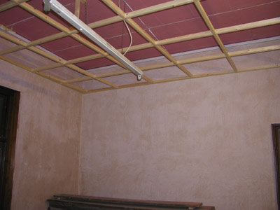 Building the ceiling
